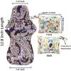 5 Pcs Extra Long Sanitary Pads for Flow Menstrual Pads Reusable Washable Sanitary Towels Pads Charcoal Bamboo Cloth Napkins Postpartum Nursing Pads with Mini Carry Bag Set view 2