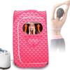 Portable Personal Steam Sauna Tent, at Home Spa Room Pop Up Sauna with Steamer Pot and Remote, 2 L Flightweight Full Body Foldable Sauna Room for Detox and Weight Loss view 1