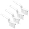 TRHDFW 4Pcs Grout Cleaner Scrubbing Brush, V Shape Stiff Bristles, Handheld Crevice Cleaning Brush, Shower Cleaning Brush, Bathroom & Kitchen Cleaning Tool for Tiles, Floors, Door Slot view 1