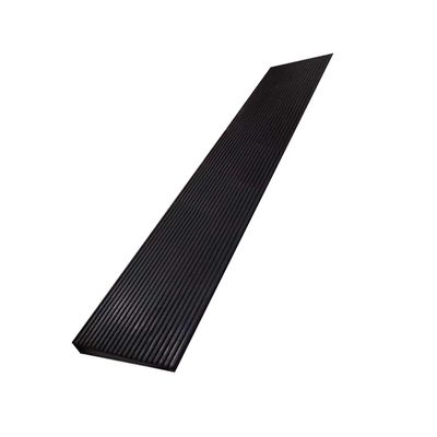 1.7 Inch Rise Threshold Ramp, 2,000 Pound Load Capacity, 35.4 Inch Wide Natural Rubber Power Wheelchair Ramp, Non-Slip Solid Rubber Threshold Ramp For Doorways, Wheelchairs, Bathrooms, Cuttable(90*25*