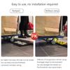 1.7 Inch Rise Threshold Ramp, 2,000 Pound Load Capacity, 35.4 Inch Wide Natural Rubber Power Wheelchair Ramp, Non-Slip Solid Rubber Threshold Ramp For Doorways, Wheelchairs, Bathrooms, Cuttable(90*25* view 3