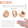 16 PCS Heel Grips, Clear Silicone Adhesive Tape, Shoe Strap Grip for Ladies Shoes, Anti-wear Back Foot Stickers, Gel Heel Strips Sling, for Sandals Sling Backs High Heel Pinch Protection view 2
