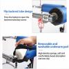 Portable Adult Walker, Adjustable Rehabilitation Standing Frame with 8 Wheels,Lightweight Walking Mobility Aid, Medical Rollator for Elderly, Disabled view 3