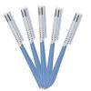 5 Pcs Beard Mustache Straight Edge Razors, Men's Edgers Trimmer Shaping Tool Eyebrow Shaper Facial Fuzz Remover Hair Shaver Stainless Steel Razor Replacement for Travel Grooming Styling view 1