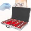 266 PCS Optical Trial Lens Set, Precise Optical Lens Optometry Kit Metal Rim Optometry Kit with Free Trial Frame, Metal Rim Optometry Test Trial Frame with Aluminium Case view 1