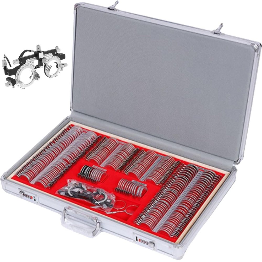Professional Optometry Eye Equipment, Ophthalmic Instrument Optical Trial Lens Set,for Optical Shops,Vision Care Centers,Optometry Training Centers