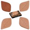 Brown Sugar Saver Natural Terracotta Leaf Humidifying Stone Set of 5 for Multiple Food Humidifying or Moisture Absorber view 1