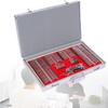 Optical Trial Lens Set Optometry Kit Metal Rim Ophthalmic Lenses Aluminum Case Trial Frame Adjustable Trial Frame Optical Trial Lens Frame Set view 1