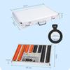 266 Pcs Optometry Equipment for Glasses, 0.12D~20.00D Measuring Range, Optical Glass Material, Light Transmission Aperture 25MM, for Optometry Optician, Optical Trial Lens Set view 2