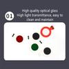 266 Pcs Optometry Equipment for Glasses, 0.12D~20.00D Measuring Range, Optical Glass Material, Light Transmission Aperture 25MM, for Optometry Optician, Optical Trial Lens Set view 4