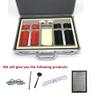 104 pcs Trial Lens Set with Measuring Glasses Testing Frame, Optical Lens Optometry Rim Case Evidence Box Aluminum Rim Kit view 3