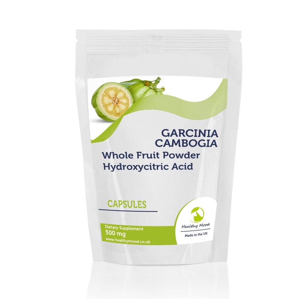 Garcinia Cambogia Whole Fruit Powder 500mg 30 Capsules Hydroxycitric Acid HCA Malabar Tamarind