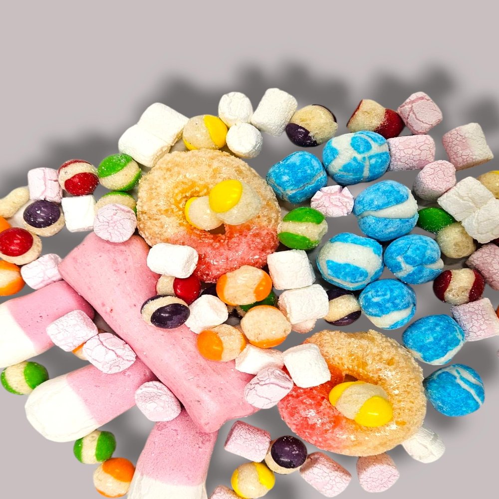 Freezologie Freeze Dried Sweets Bestseller Mix, 120g Crunchy Snack, UK Made (2 Pack)