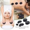 36 Pcs 4 Sizes Basalt Massage Stones, Professional Black Basalt Hot Stone Set, Basalt Hot Rocks Smooth Massage Rocks Kit Great for Spas, Massage, Relaxation and More view 3