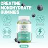 OG Creatine Monohydrate 5000mg Max Gummies - Natural Blueberry Flavour, Vegan, Energy Boost for Athletes - Premium Pre Workout for Men & Women, Superior Absorption, Formulated by Doctors view 2