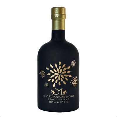 Aurora Extra Virgin Olive Oil, Italian Cold Pressed Olive Oil From Puglia, Perfect For Everyday Cooking, Marinades And Salad Dressings, Black Bottle, 500ML