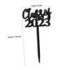VILLFUL Congratulations Graduation Cupcake Toppers Photo Cake Topper Set Graduation Decorations for Desserts view 3