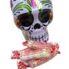 Assorted Day of the Dead Sugar Skull Halloween Candy Bundle - Metal Tin Skulls and Tubes with Hard Candies, 5 Items, Style May Vary view 4