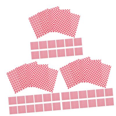 Amosfun 150sheets Greaseproof Paper Food Wrap Checkered Baking Paper Sandwich Cake Wrappers Liners for Burgers French Fries