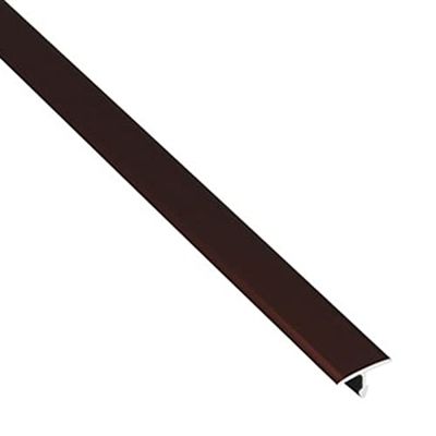 10mm Edge Banding Strip, T Molding Wood Embedded Trim, Metal Transition Strip for Indoor Decorative, (Color : Red, Size : 130cm/51.18in)