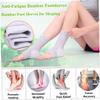 Bamboo Compression Socks Anti Fatigue Sleeping Foot Sleeves Pain Relief Ankle Support 2 Pairs Bamboo Compression Socks Foot Sleeves for Sleeping Anti Fatigue Foot Sleeves view 3