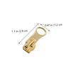 SHINEOFI 20pcs Metal Zipper Pulls for Clothes Zipper Fixers Automatic Pullers for Jackets and Coats view 2