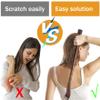 Back Scratcher 2Pcs 19in Smooth Manual Wooden Back Scratcher for Itch Relief Handheld Bamboo Joint Back Scratchers for Adults Elderly Men Women, Square, Wooden Back Scratcher view 3