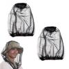 2Pcs Midge Head Net Mosquito Head Protecting Net Face Mesh for Mosquitoes Bugs Fly Insects Gnats Midges Encrypted Fine Mesh Insect Netting Cover for Outdoor Fishing Camping Hiking Climbing Walking view 1