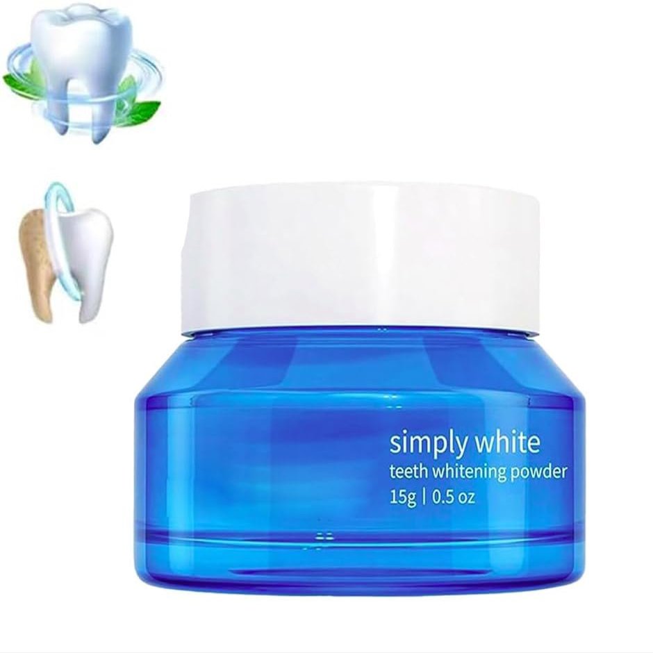 2024 New Natural Teeth Whitening Powder, Instant Whitening and Stain Removal, No Sensitivity - Enamel-Safe Toothpaste Whitening Powder for Keeping Oral Fresh (1)