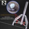 THIHIXEC Canes Walking Stick Elderly Telescopic Four Legged Illuminated Walking Stick Non Slip Aluminum Alloy Height Adjustable,Crutches Star of Light view 3