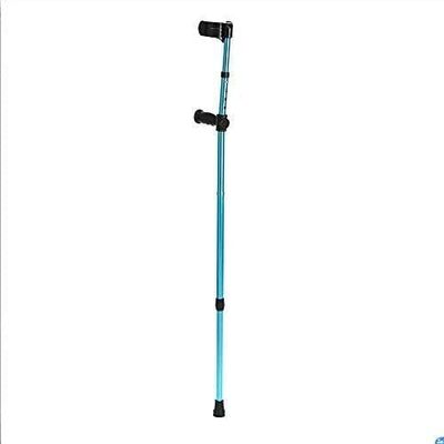 THIHIXEC Forearm Crutches Adjustable Adjustable Crutch Aluminum Cane Height Adjustable Forearm Elbow Underarm Crutch Folding Walking Stick 1 Piece Li