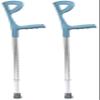 THIHIXEC Forearm Crutches Adjustable Aluminum Alloy Cane Height Adjustable Forearm Crutch Assistance Stability Elbow for Disabled Elderly Walking Aid view 1