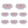 8 Pack Replacement Razor Blades for Gillette Venus ComfortGlide, 3 Layer Blade & Pivoting Head Design, Extra Smooth Women's Razor Blades Refills Easy to Replace(Pink) view 1