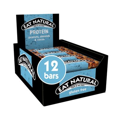 Eat Natural Bars, Peanuts, Almonds & Cocoa with Dates, 12 x 40g
