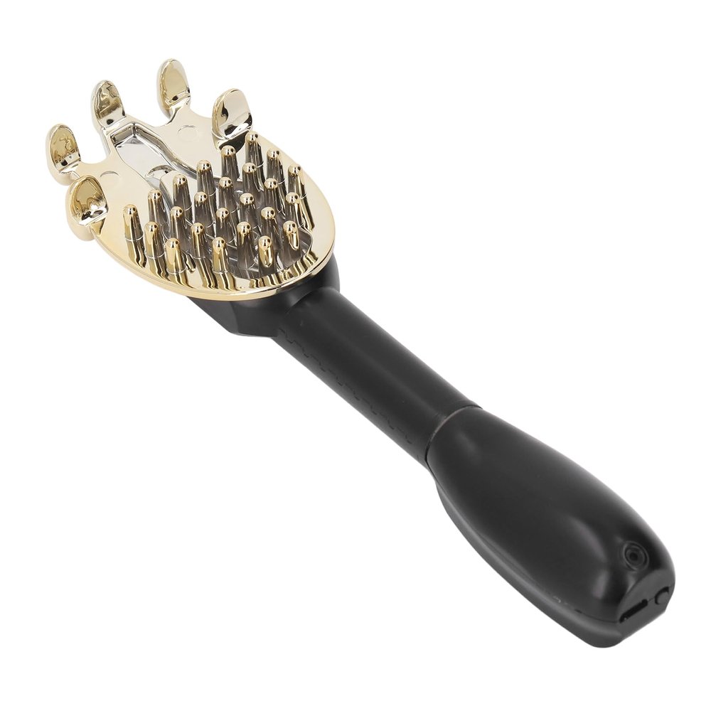 Electric Back Scratcher 45cm Extendable Effective Itch Relief Back Body Scratch Massage Tool for Home Travel (Black)