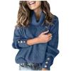 Cream Jacket Jumpers for Women UK Hoodies Sweatshirts White Shrug Ladies Fleece Jackets Full Zip Blouse Sweaters Jackets Pullover Shirts Cape Coat Womens Black top White Blouses for Women view 1