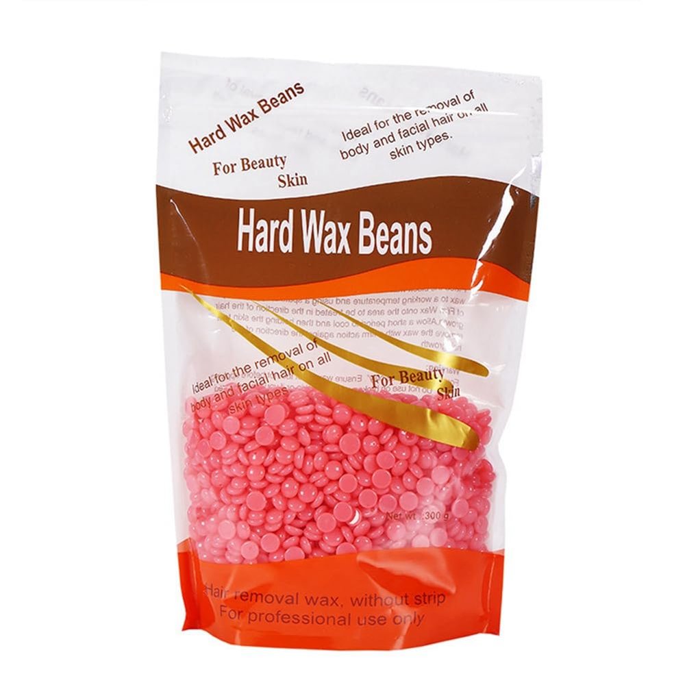 Qweradr 300g Waxing Wax Beans for Hair Removal Full Body Hot Film Hard Depilatory Wax Beads for Wax Heater Machine Easy to Use B