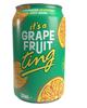 GRAPEFRUIT CARBONATED FRUIT & FLAVOURS SOFT DRINKS 330ML Delicious Tasty And Twisty Treat Gift Hamper For Birthday,Christmas,Easter (72) view 1