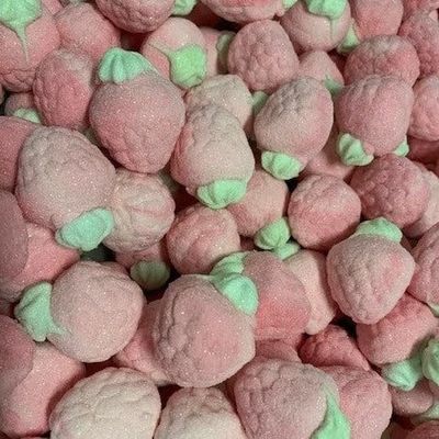 Clickin' It Candy Groovy Sweets Pick N Mix Grab Bag - Jelly Filled Raspberry Marshmallows 200g