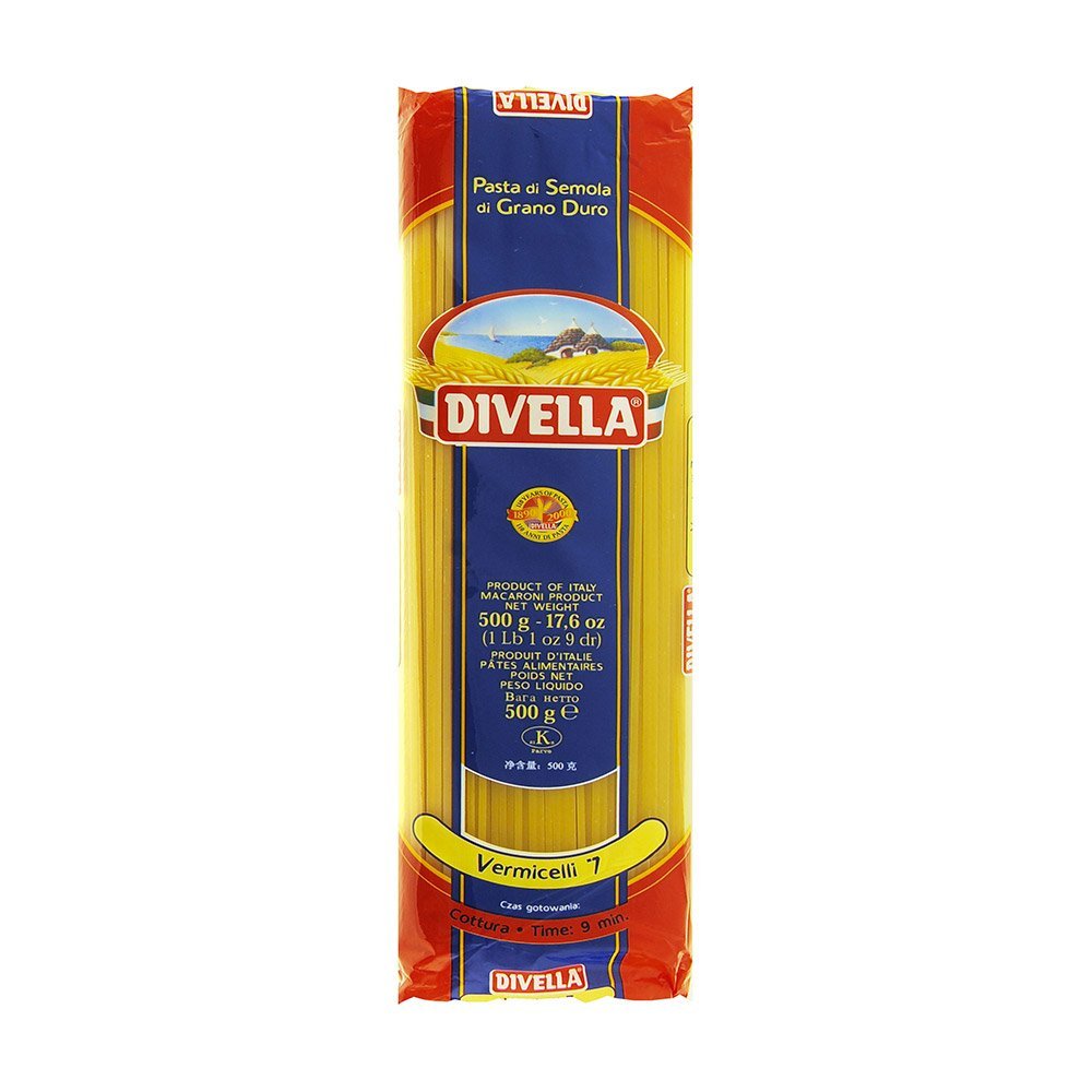 Pastificio Divella Pasta Vermicelli (4 x 500gr)