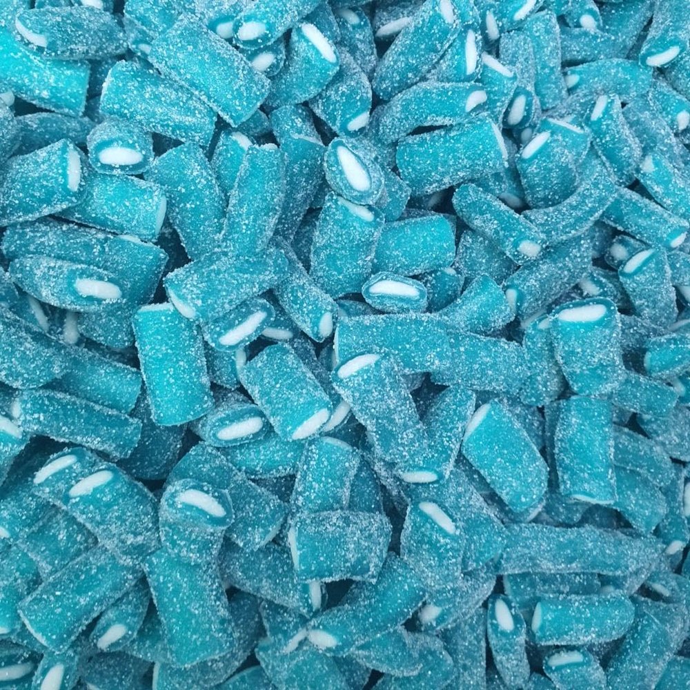 Clickin' It Candy Groovy Sweets Pick N Mix Grab Bag - Fizzy Blue Raspberry Pencils 250g