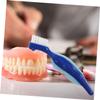 minkissy 10pcs Denture Toothbrush Denture Brush Double Sided Travel Care Tool Soft Bristles view 3