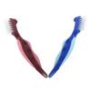 minkissy 10pcs Denture Toothbrush Denture Brush Double Sided Travel Care Tool Soft Bristles view 4