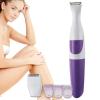 2 in 1 Women Hair Trimmer,Electric Women Hair Trimmer, Women Hair Trimmer Clipper, Electronic Washable Hair Trimmer Clipper for Bikini Line Purple view 3