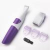 2 in 1 Women Hair Trimmer,Electric Women Hair Trimmer, Women Hair Trimmer Clipper, Electronic Washable Hair Trimmer Clipper for Bikini Line Purple view 4