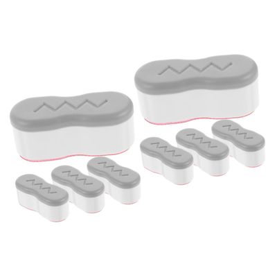 FOMIYES 8pcs Toilet Seat Cover Bumpers Pads Noise Reducing Deflectors for Urine