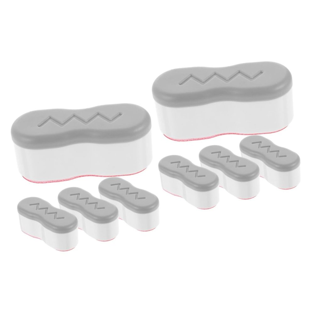 FOMIYES 8pcs Toilet Seat Cover Bumpers Pads Noise Reducing Deflectors for Urine