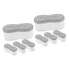 FOMIYES 8pcs Toilet Seat Cover Bumpers Pads Noise Reducing Deflectors for Urine view 1