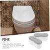 FOMIYES 8pcs Toilet Seat Cover Bumpers Pads Noise Reducing Deflectors for Urine view 4