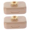 Anneome 2 Sets Portable Contact Lens Box Adorable Lens Case for Travel and Daily Small Fits Pocket view 1